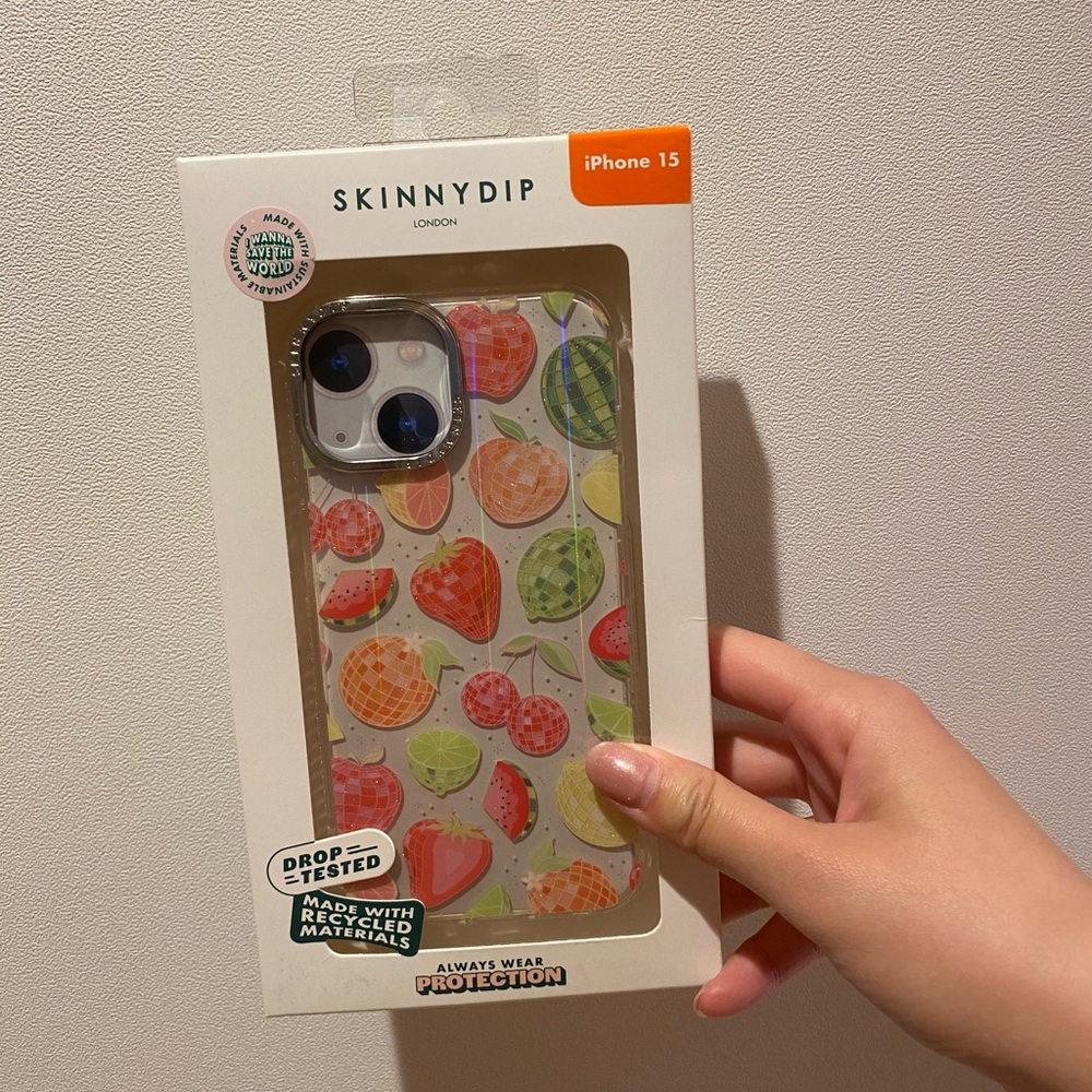 Skinnydip fruit disco ball iphone case